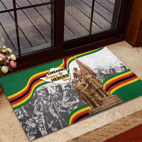 Happy Heroes Day Zimbabwe Rubber Doormat Lest We Forget - Wonder Print Shop