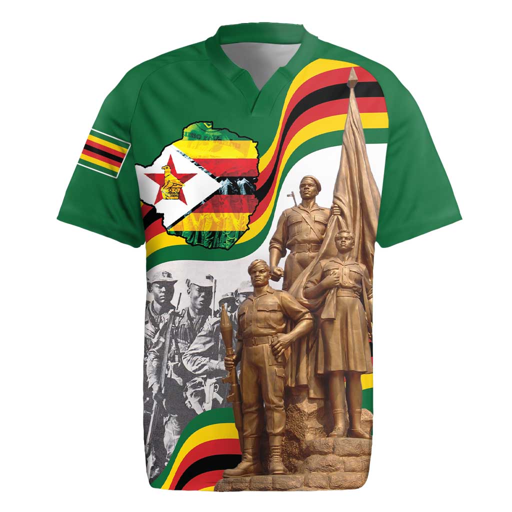 Happy Heroes Day Zimbabwe Rugby Jersey Lest We Forget - Wonder Print Shop