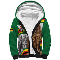 Happy Heroes Day Zimbabwe Sherpa Hoodie Lest We Forget - Wonder Print Shop