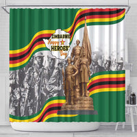 Happy Heroes Day Zimbabwe Shower Curtain Lest We Forget - Wonder Print Shop