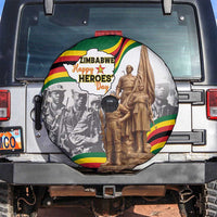 Happy Heroes Day Zimbabwe Spare Tire Cover Lest We Forget - Wonder Print Shop