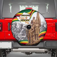 Happy Heroes Day Zimbabwe Spare Tire Cover Lest We Forget - Wonder Print Shop