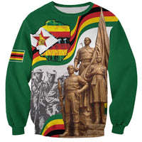 Happy Heroes Day Zimbabwe Sweatshirt Lest We Forget - Wonder Print Shop
