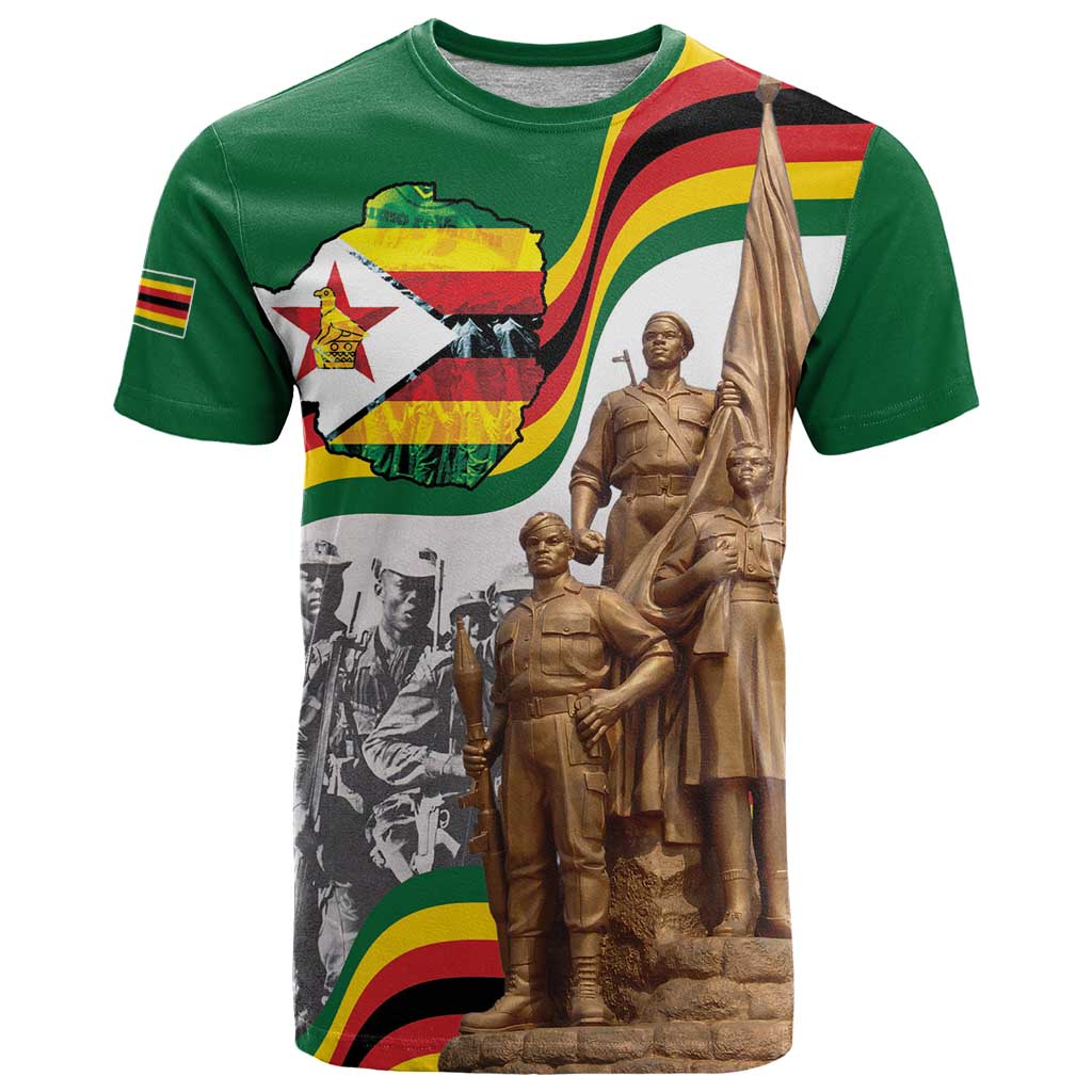 Happy Heroes Day Zimbabwe T Shirt Lest We Forget - Wonder Print Shop