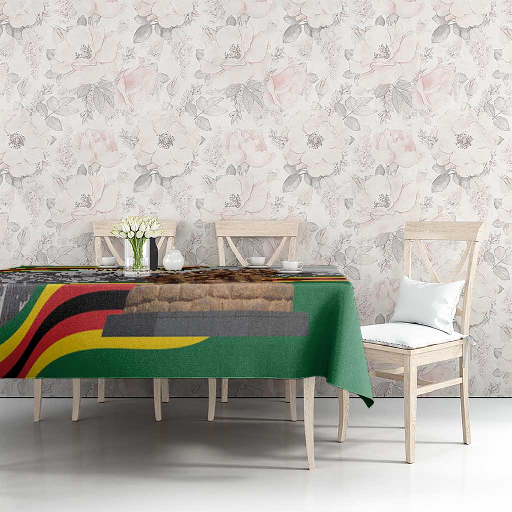Happy Heroes Day Zimbabwe Tablecloth Lest We Forget - Wonder Print Shop