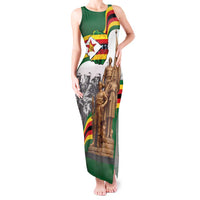 Happy Heroes Day Zimbabwe Tank Maxi Dress Lest We Forget - Wonder Print Shop