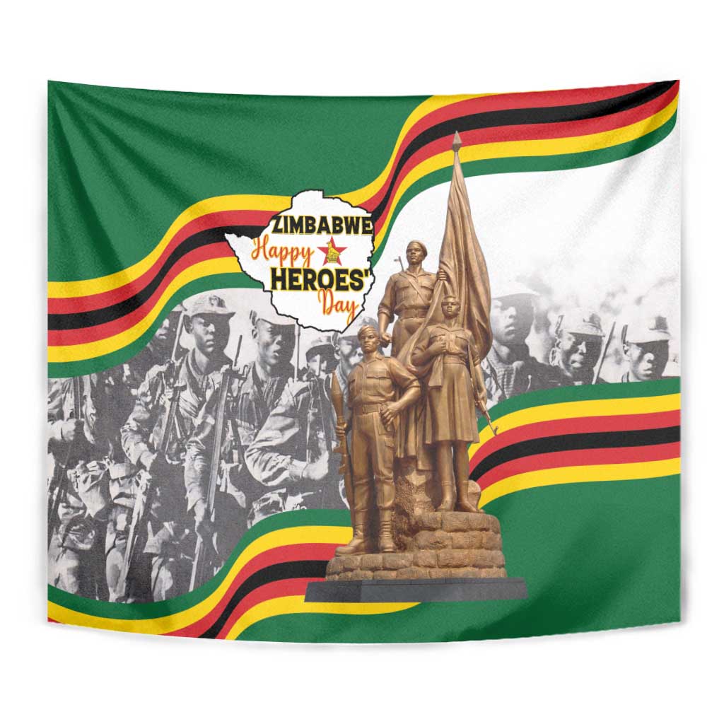 Happy Heroes Day Zimbabwe Tapestry Lest We Forget - Wonder Print Shop