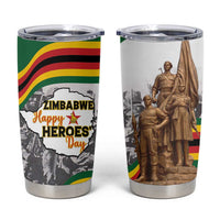 Happy Heroes Day Zimbabwe Tumbler Cup Lest We Forget - Wonder Print Shop
