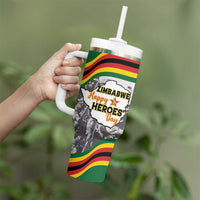 Happy Heroes Day Zimbabwe Tumbler With Handle Lest We Forget - Wonder Print Shop