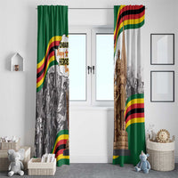 Happy Heroes Day Zimbabwe Window Curtain Lest We Forget - Wonder Print Shop