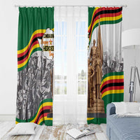 Happy Heroes Day Zimbabwe Window Curtain Lest We Forget - Wonder Print Shop
