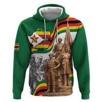 Happy Heroes Day Zimbabwe Zip Hoodie Lest We Forget - Wonder Print Shop