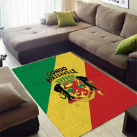 Congo Brazzaville Area Rug Coat Of Arms With Map - Flag Style - Wonder Print Shop
