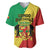 Personalized Congo Brazzaville Baseball Jersey Coat Of Arms With Map - Flag Style - Wonder Print Shop