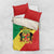 Congo Brazzaville Bedding Set Coat Of Arms With Map - Flag Style - Wonder Print Shop