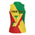 Personalized Congo Brazzaville Women Sleeveless Polo Shirt Coat Of Arms With Map - Flag Style - Wonder Print Shop