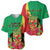 Personalized Congo Brazzaville National Day Baseball Jersey Coat Of Arms Hibiscus Flower - Wonder Print Shop
