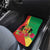 Personalized Congo Brazzaville National Day Car Mats Coat Of Arms Hibiscus Flower - Wonder Print Shop