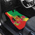 Personalized Congo Brazzaville National Day Car Mats Coat Of Arms Hibiscus Flower - Wonder Print Shop