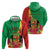 Personalized Congo Brazzaville National Day Hoodie Coat Of Arms Hibiscus Flower - Wonder Print Shop