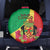 Personalized Congo Brazzaville National Day Spare Tire Cover Coat Of Arms Hibiscus Flower - Wonder Print Shop