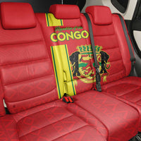 Congo Brazzaville Football Back Car Seat Cover Go Ba Diabulu ya Mbwaki Red Color - Wonder Print Shop