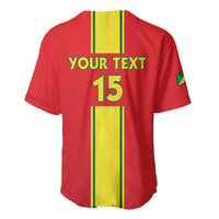 Custom Congo Brazzaville Football Baseball Jersey Go Ba Diabulu ya Mbwaki Red Color - Wonder Print Shop
