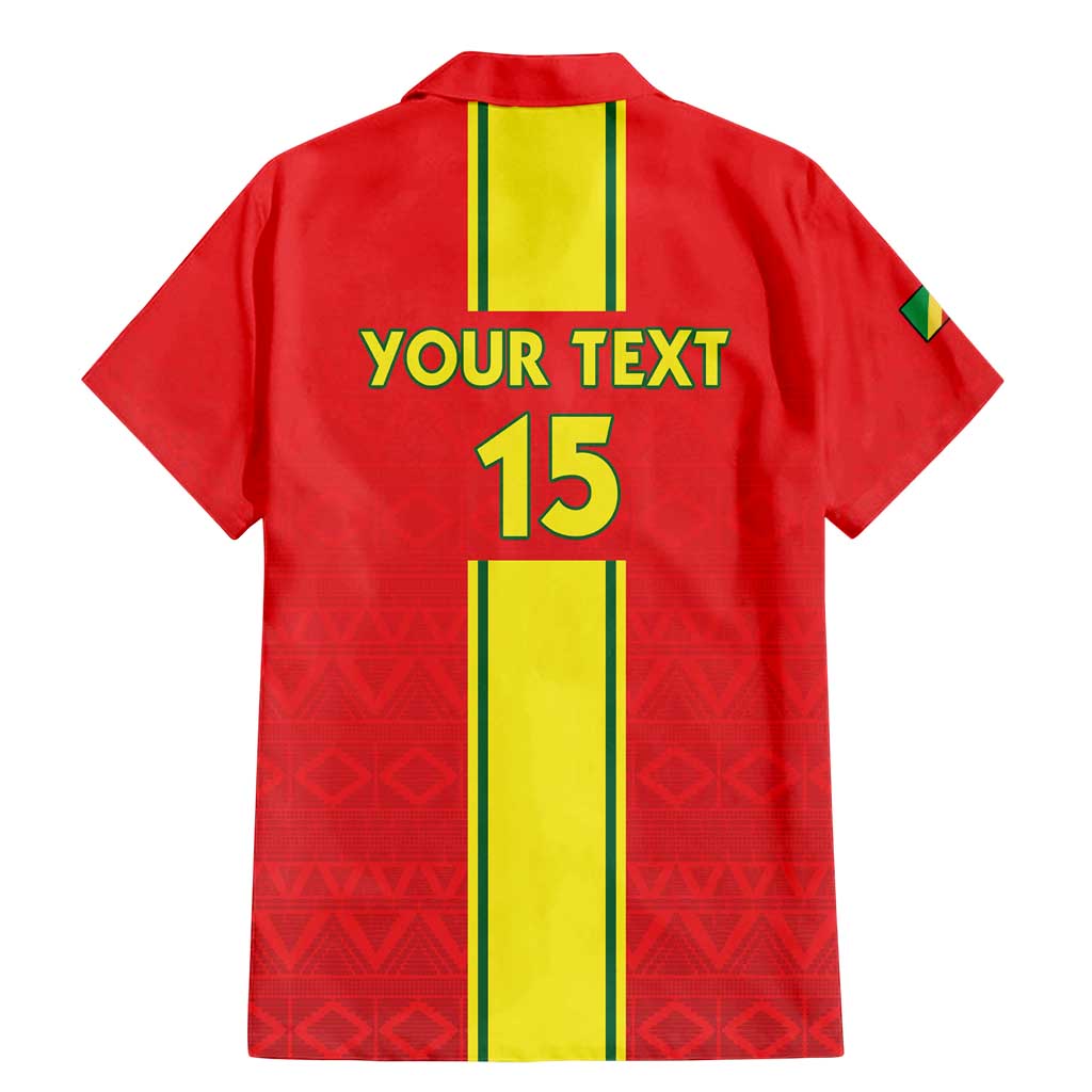 Custom Congo Brazzaville Football Family Matching Mermaid Dress and Hawaiian Shirt Go Ba Diabulu ya Mbwaki Red Color - Wonder Print Shop