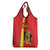 Congo Brazzaville Football Grocery Bag Go Ba Diabulu ya Mbwaki Red Color - Wonder Print Shop