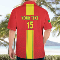 Custom Congo Brazzaville Football Hawaiian Shirt Go Ba Diabulu ya Mbwaki Red Color - Wonder Print Shop