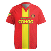 Custom Congo Brazzaville Football Rugby Jersey Go Ba Diabulu ya Mbwaki Red Color - Wonder Print Shop
