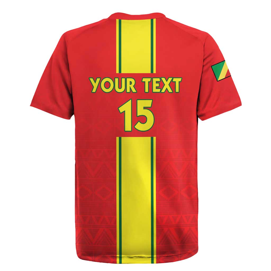 Custom Congo Brazzaville Football Rugby Jersey Go Ba Diabulu ya Mbwaki Red Color - Wonder Print Shop