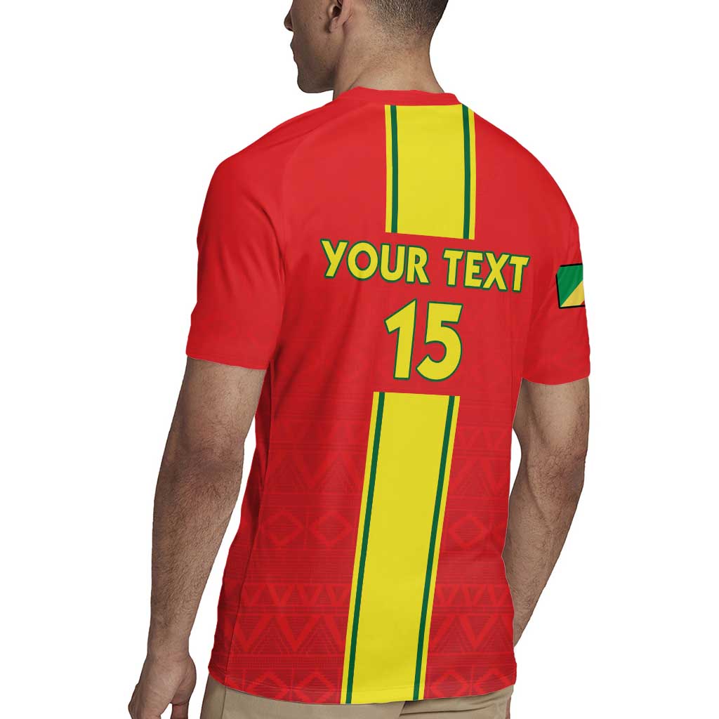 Custom Congo Brazzaville Football Rugby Jersey Go Ba Diabulu ya Mbwaki Red Color - Wonder Print Shop