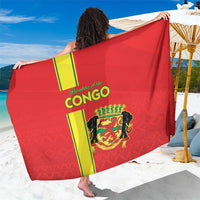 Congo Brazzaville Football Sarong Go Ba Diabulu ya Mbwaki Red Color - Wonder Print Shop