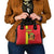 Congo Brazzaville Football Shoulder Handbag Go Ba Diabulu ya Mbwaki Red Color - Wonder Print Shop