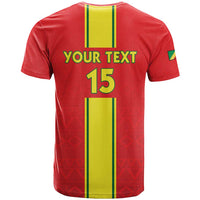 Custom Congo Brazzaville Football T Shirt Go Ba Diabulu ya Mbwaki Red Color - Wonder Print Shop