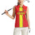 Custom Congo Brazzaville Football Women Sleeveless Polo Shirt Go Ba Diabulu ya Mbwaki Red Color - Wonder Print Shop