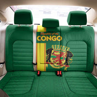 Congo Brazzaville Football Back Car Seat Cover Go Ba Diabulu ya Mbwaki Green Color - Wonder Print Shop