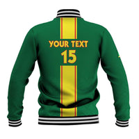 Custom Congo Brazzaville Football Baseball Jacket Go Ba Diabulu ya Mbwaki Green Color - Wonder Print Shop