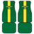 Congo Brazzaville Football Car Mats Go Ba Diabulu ya Mbwaki Green Color - Wonder Print Shop