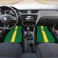 Congo Brazzaville Football Car Mats Go Ba Diabulu ya Mbwaki Green Color - Wonder Print Shop