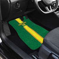 Congo Brazzaville Football Car Mats Go Ba Diabulu ya Mbwaki Green Color - Wonder Print Shop