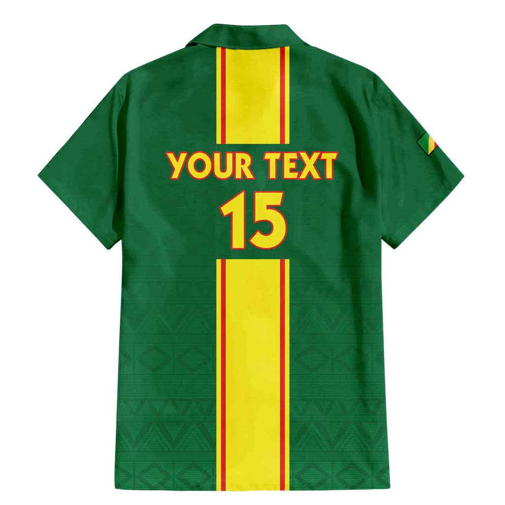 Custom Congo Brazzaville Football Family Matching Mermaid Dress and Hawaiian Shirt Go Ba Diabulu ya Mbwaki Green Color - Wonder Print Shop