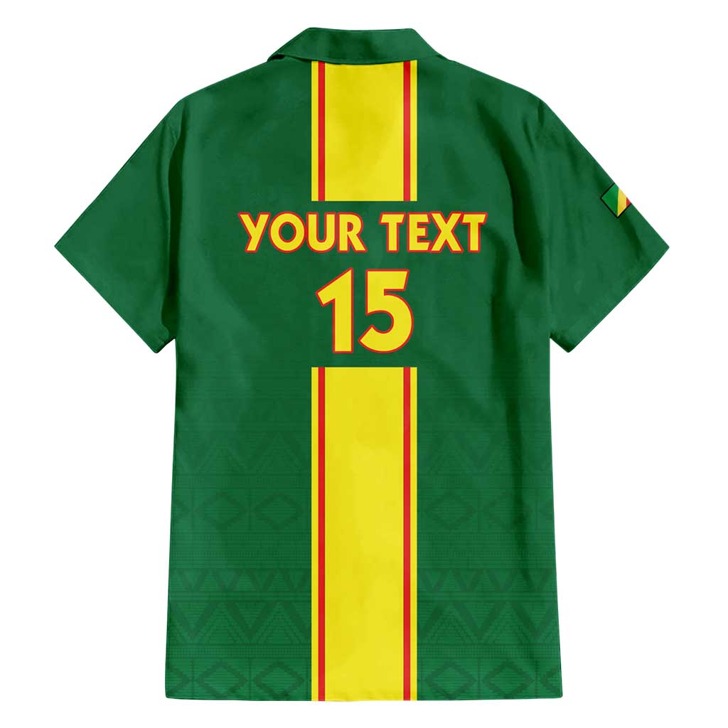 Custom Congo Brazzaville Football Hawaiian Shirt Go Ba Diabulu ya Mbwaki Green Color - Wonder Print Shop