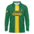 Custom Congo Brazzaville Football Long Sleeve Polo Shirt Go Ba Diabulu ya Mbwaki Green Color - Wonder Print Shop