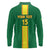 Custom Congo Brazzaville Football Long Sleeve Polo Shirt Go Ba Diabulu ya Mbwaki Green Color - Wonder Print Shop