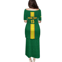 Custom Congo Brazzaville Football Puletasi Go Ba Diabulu ya Mbwaki Green Color - Wonder Print Shop