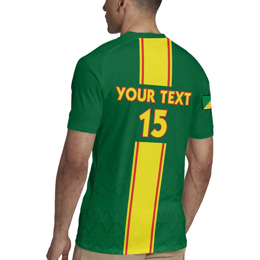 Custom Congo Brazzaville Football Rugby Jersey Go Ba Diabulu ya Mbwaki Green Color - Wonder Print Shop