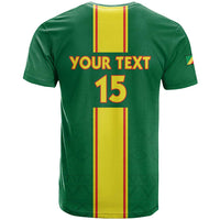 Custom Congo Brazzaville Football T Shirt Go Ba Diabulu ya Mbwaki Green Color - Wonder Print Shop