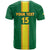Custom Congo Brazzaville Football T Shirt Go Ba Diabulu ya Mbwaki Green Color - Wonder Print Shop